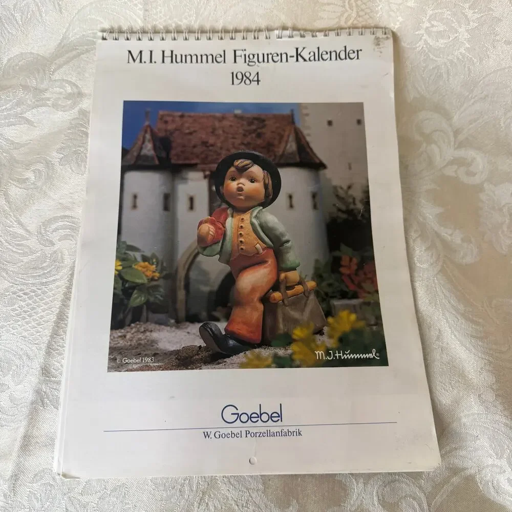 Vintage 1984 M I Hummel Figuren Kalender Goebel West Germany Complete